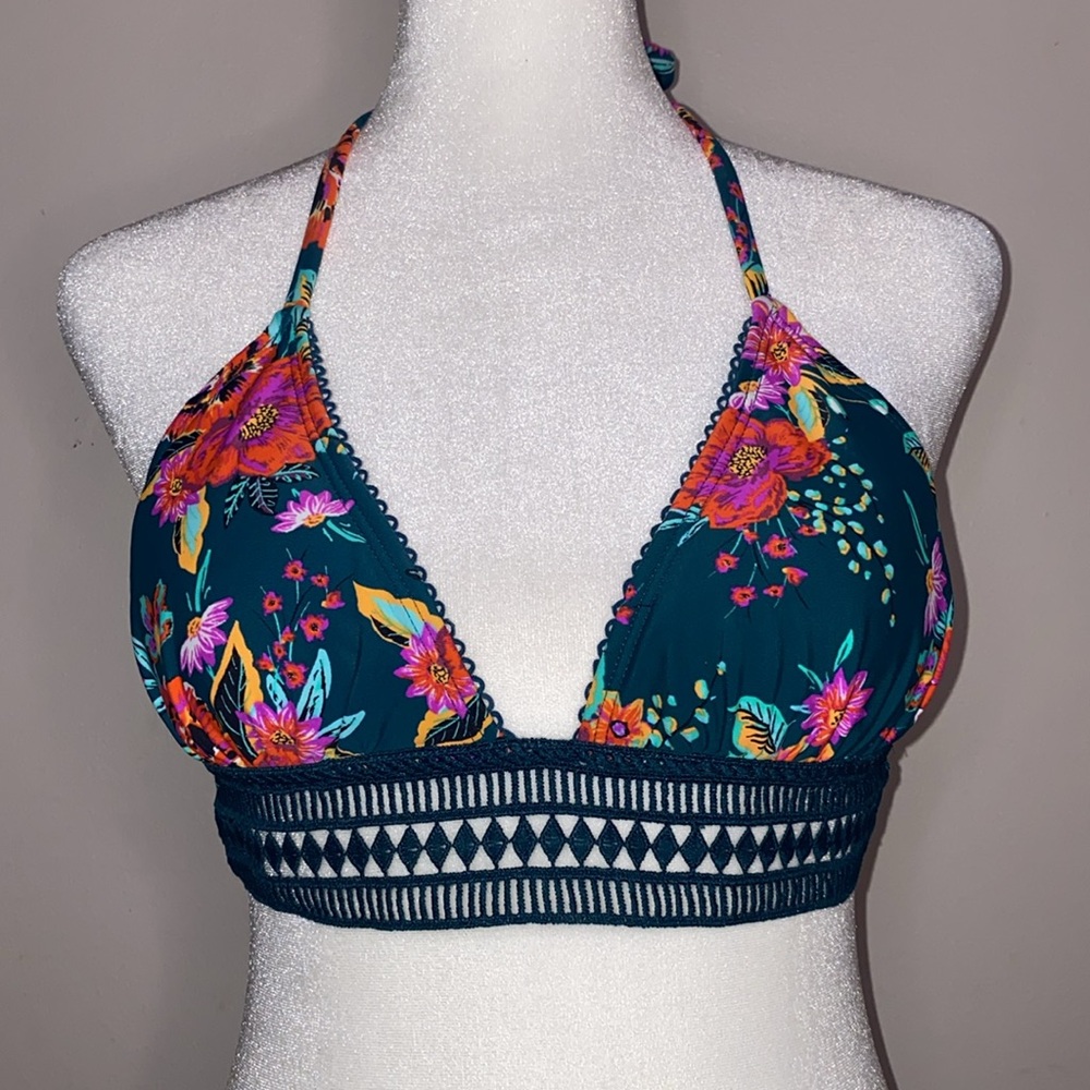 Xhilaration Floral Boho Bikini Top
